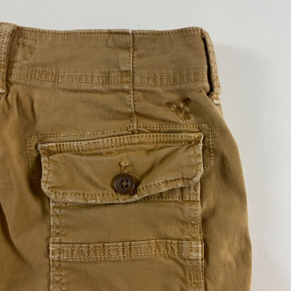 American Eagle Outfitters Extreme Flex Longer Length Cargo Shorts Men's 31 Khaki - Picture 4 of 13